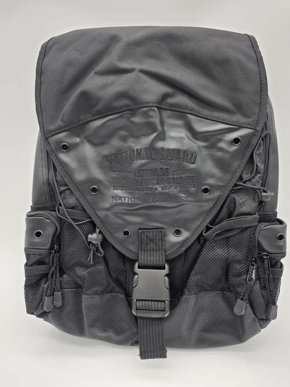National Guard Black Tactical Backpack 40L EST 1636 Military Laptop Bag MFH
